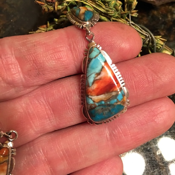 SOLD….Spiny and Sterling earrings - Picture 3 of 8